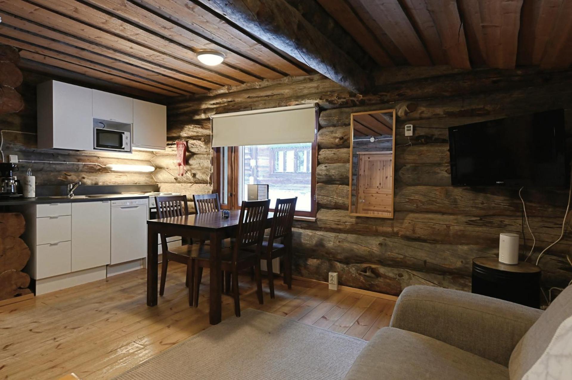 Classic Log Cabin Ski-In Ski-Out Levi Exteriör bild
