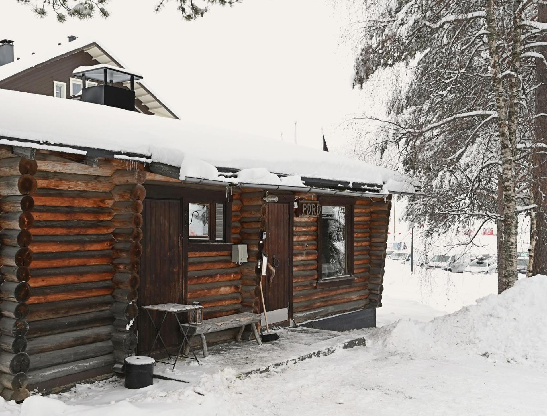 Classic Log Cabin Ski-In Ski-Out Levi Exteriör bild