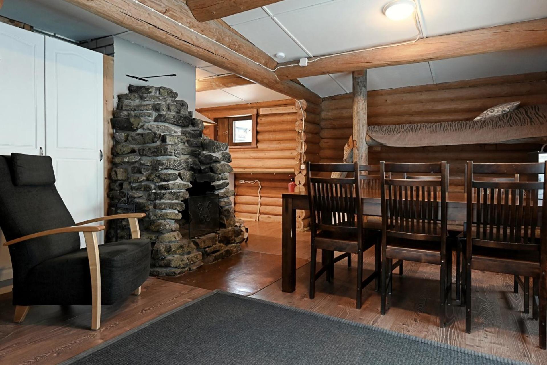 Classic Log Cabin Ski-In Ski-Out Levi Rum bild